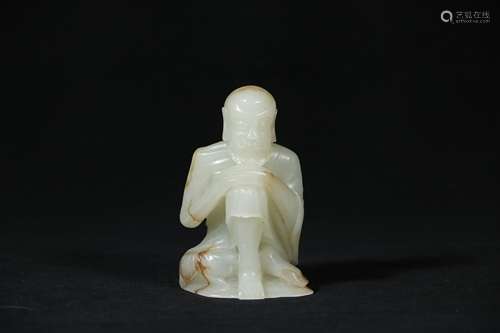 A Chinese Carved Jade Figure