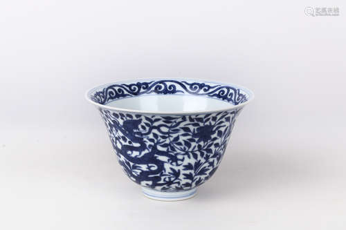 A Chinese Blue and White Porcelain Bowl