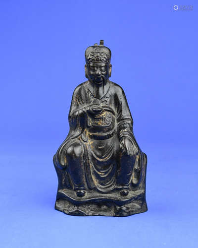 A Chinese Gilt Bronze Buddha