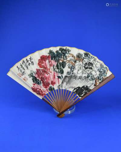 A Chinese Painting on Fan