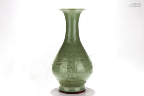 A Chinese Celadon Porcelain Vase