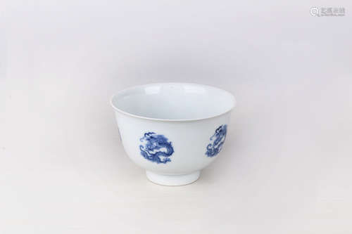 A Chinese Blue and White Porcelain Bowl