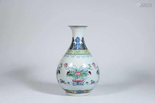 A Chinese Dou-Cai Porcelain Vase