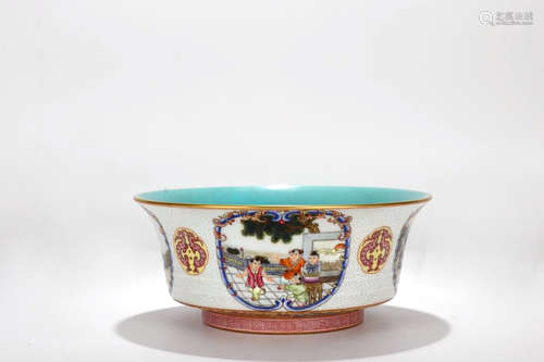 A Chinese Famille-Rose Porcelain Bowl