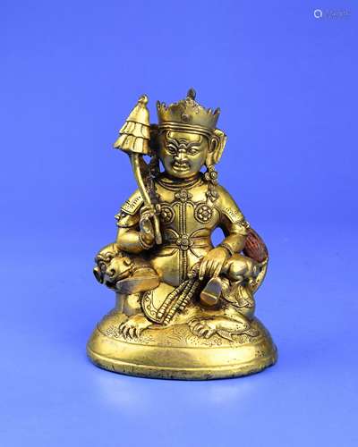 A Chinese Gilt Bronze Buddha