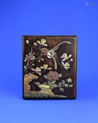 A Chinese Wood Box with Cover