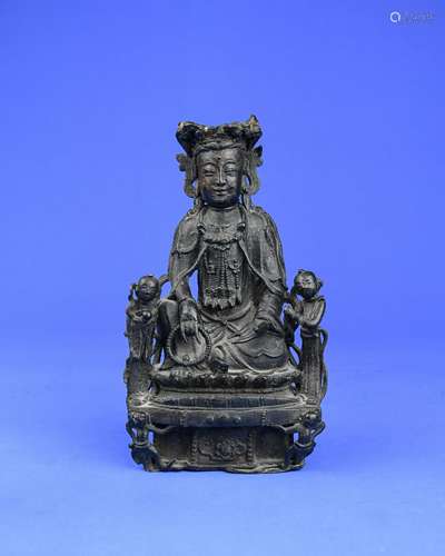 A Chinese Bronze Buddha