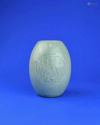 A Chinese Celadon Porcelain Vase