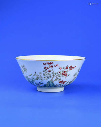 A Chinese Famille-Rose Porcelain Bowl