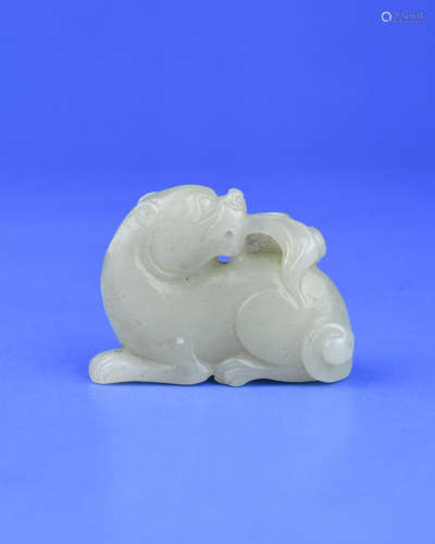 A Chinese Carved Jade Decoration