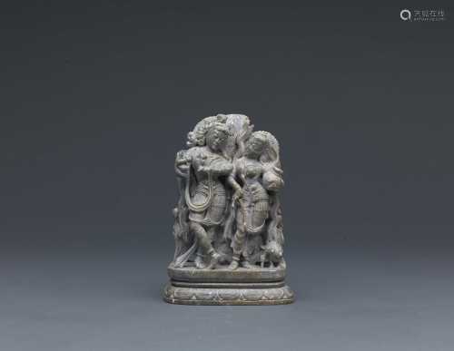19世紀 東印度風格石雕佛像