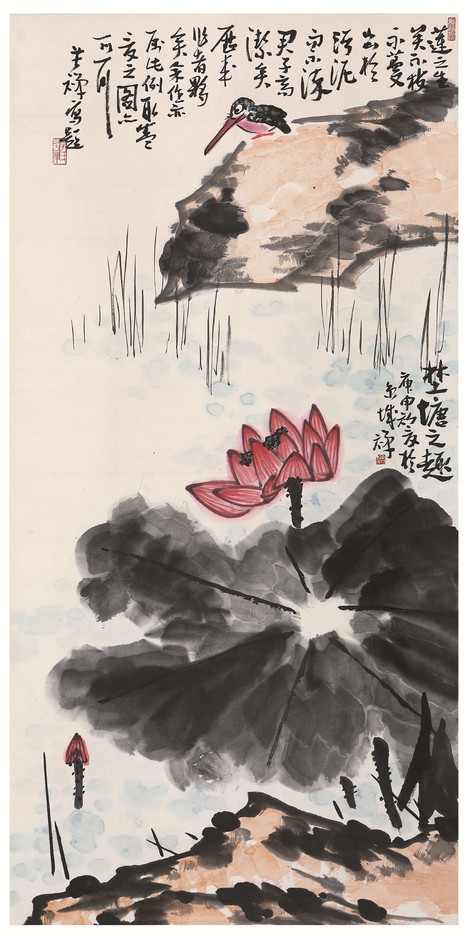尺寸138×68cm拍品描述李苦禅(1899