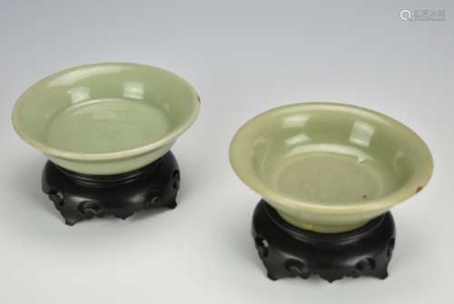 Pair of Chinese Longquan Washer,Ming Dynasty