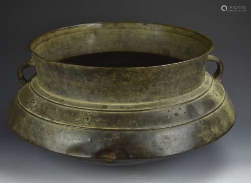 A Massive Bronze Cauldron/ Container, Ming Dynasty