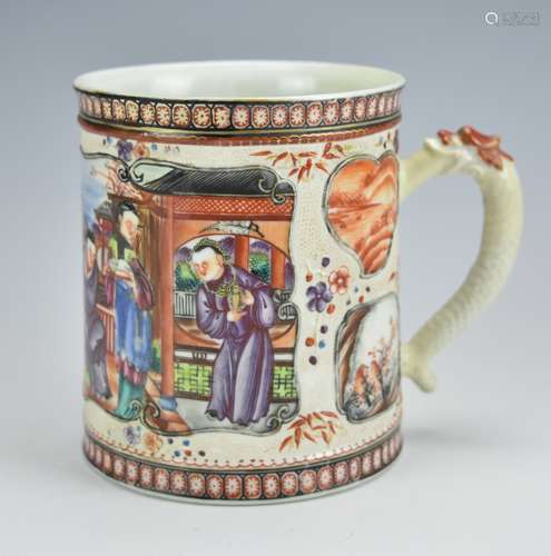 A Chinese Canton Glaze Mug, 18th C.