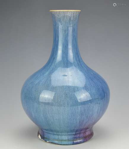 Chinese Flambe Glazed Vase,19/20th C.