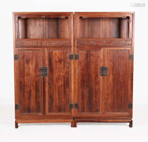 HUALI WOOD BOOKSHELF FOR 2(ONLY FOR CHINA BUYER)