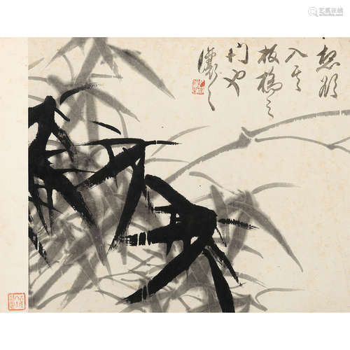 吴熙载 （1799-1870） 墨竹 纸本水墨 镜心