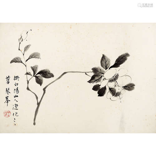 翟继昌 （1770-1820） 花卉 纸本水墨 镜心