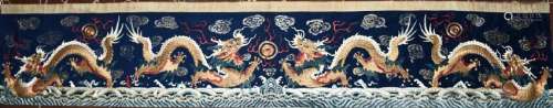 A CHINESE EMBROIDERY OF DRAGON