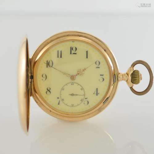 SYSTEME GLASHÜTTE heavy 14k gold pocket watch