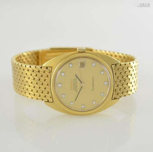 OMEGA 18k yellow gold Constellation gents wristwatch