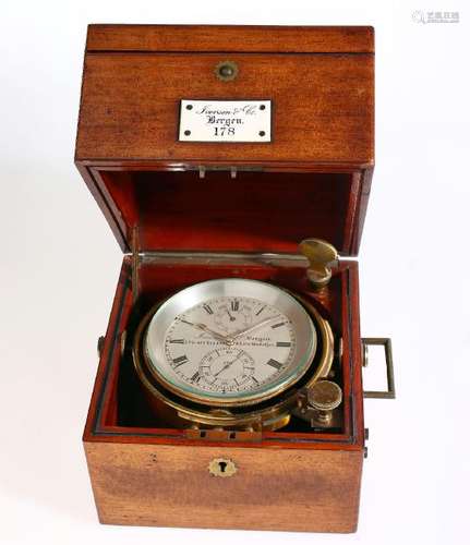 IVERSEN & Co. no. 178 shipÂ´s chronometer