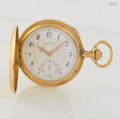 A. LANGE & SÖHNE GLASHUTTE 18k gold pocket watch