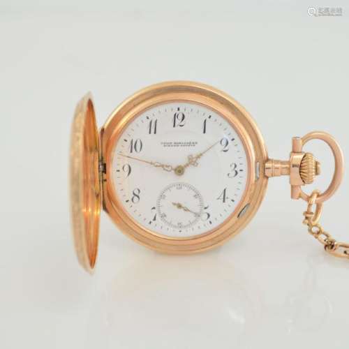 ALPINA/UNION HORLOGERE 14k gold pocket watch