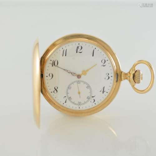 ZENITH 14k yellow gold hunting cased pocket watch