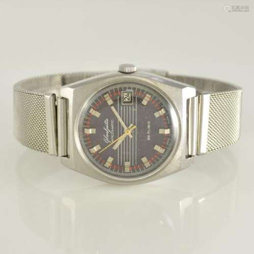 GLASHUTTE wristwatch Spezimatic in stainless steel
