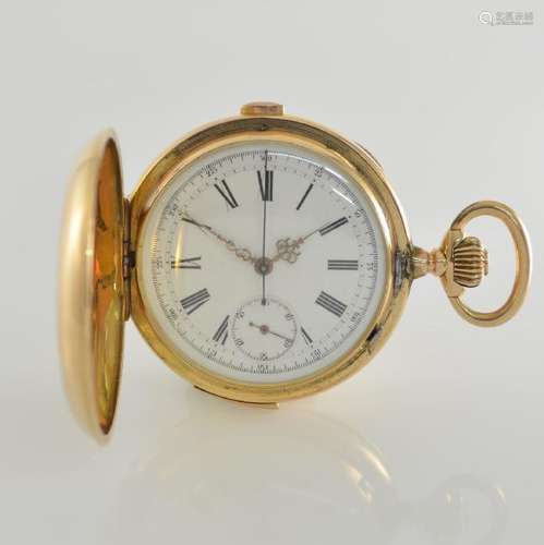 14k gold pocket watch with 1/4 repetition