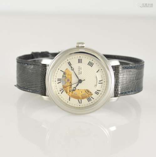 GENÉE No. 29 chronometer gents wristwatch in steel