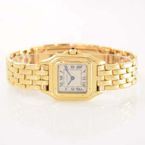 CARTIER Panthere 18k yellow gold ladies wristwatch