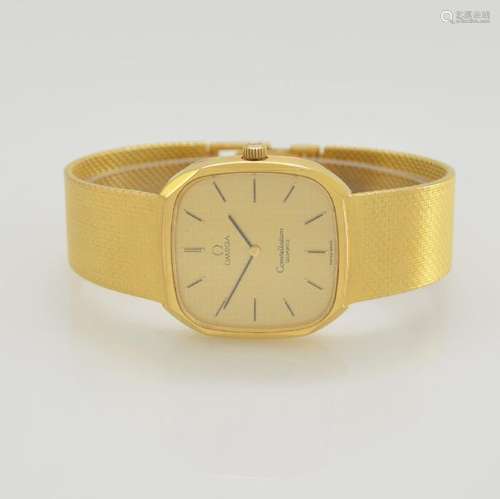 OMEGA 18k yellow gold Constellation gents wristwatch