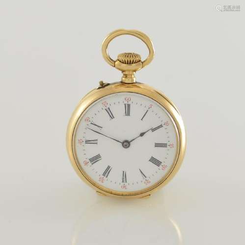 PATEK PHILIPPE & Co 18k gold ladies pocket watch