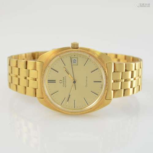 OMEGA Geneve gents wristwatch in neutral 18k gold case