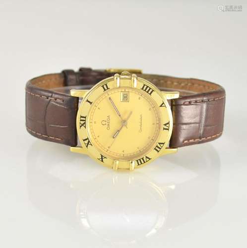 OMEGA Constellation 18k yellow gold gents wristwatch