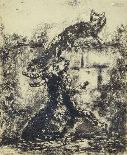 Marc Chagall, 1887-1985, etching from the series