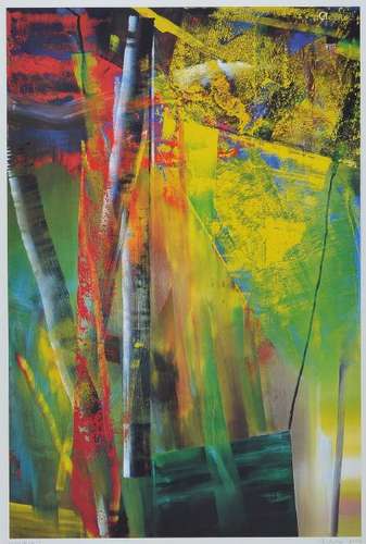 Gerhard Richter, born 1932, Viktoria I color offset on