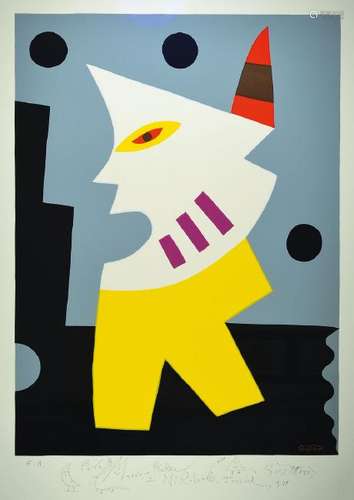 Gustavo (Panalver Vico), born 1939, color screenprint