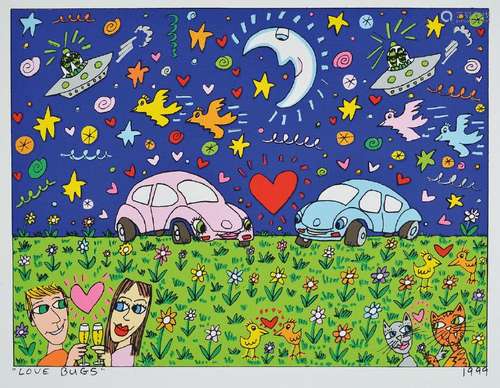 James Rizzi, 1950-2011, love Bugs