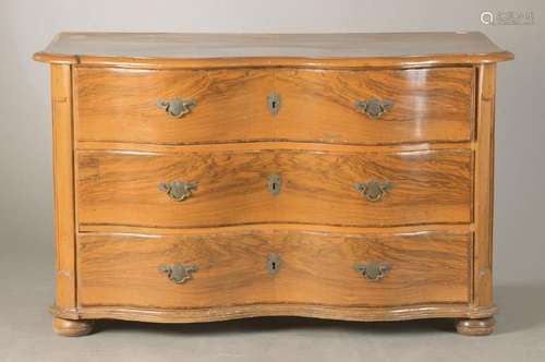 Double curved Baroque chest of drawers, Electoral