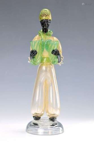 Sculpture, Murano Italy, 20th c., blown glass with