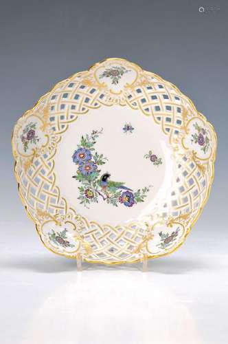 serving bowl, Meissen, 20th c., Kakiemon decorwith bird