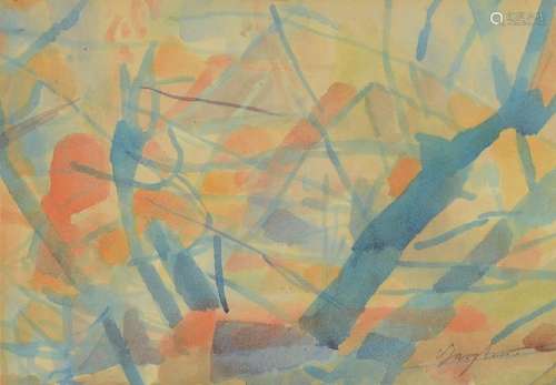 Eduard Bargheer, 1901-1979, abstract composition