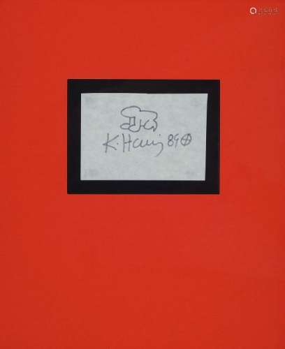 Keith Haring, 1958-1990, Radiant Baby, felt pen drawing