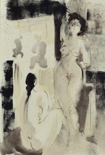Antonio Diego Voci, 1920-1985, Aktmodel, pp, framed