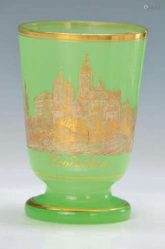 keepsake glass 'Prague', Bohemia, Middle of 19th c