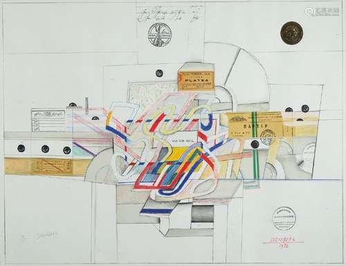 Saul Steinberg, 1914-1999, Via Air Mail,